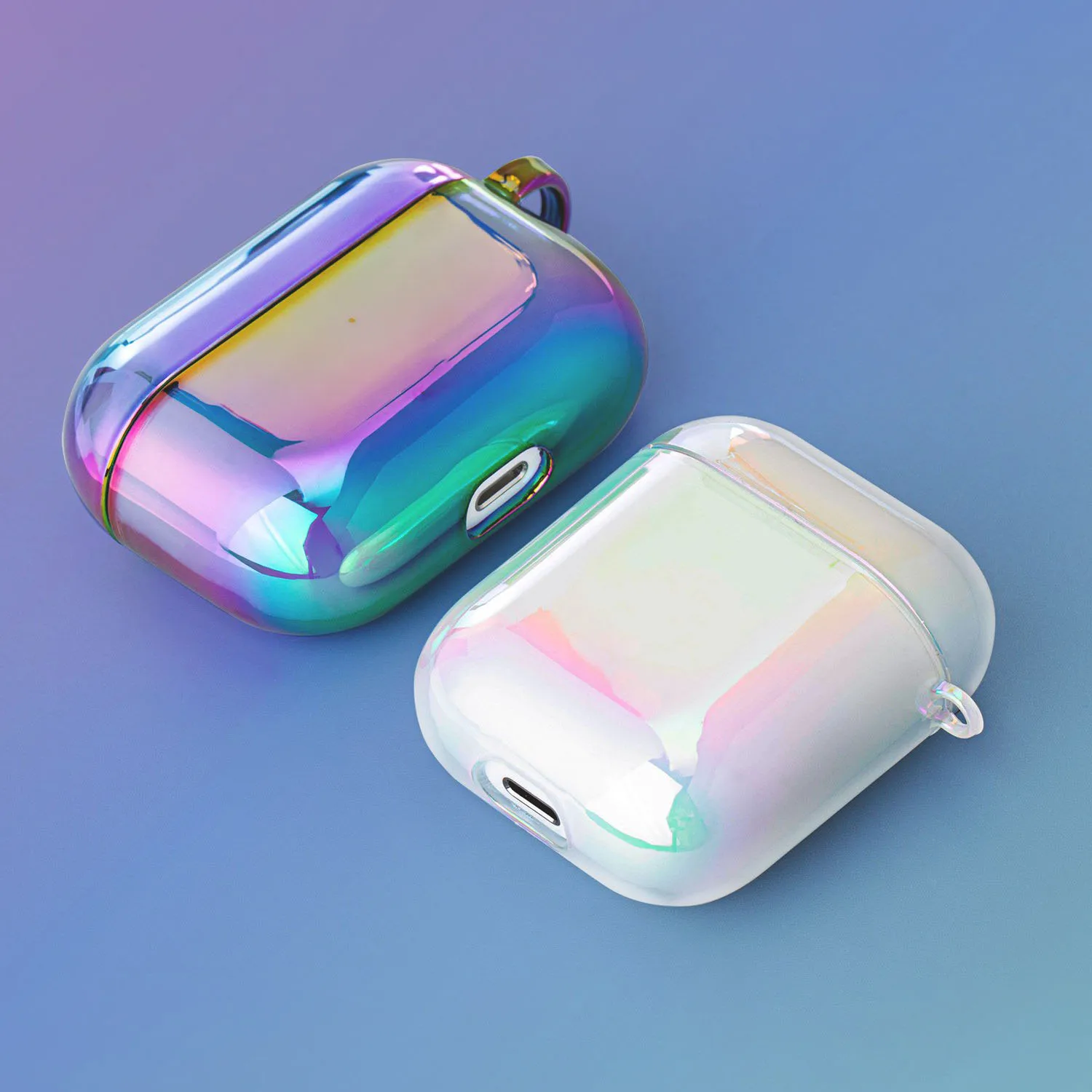 

IMD Design for Airpod 1 2 Case for Girls Gradient Electroplate Hologram for Airpod Pro Pearl Case Holographic