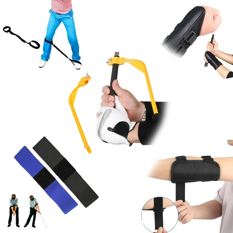 

NEW Beginner Alignment Golf Training Aids Golf Swing Guide Training Aid Trainer for Wrist Arm Corrector Control Gesture Trainer