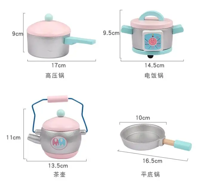 New Shape Wooden Toy Japanese Kitchen Set Large Size Japan Kitchen Toy