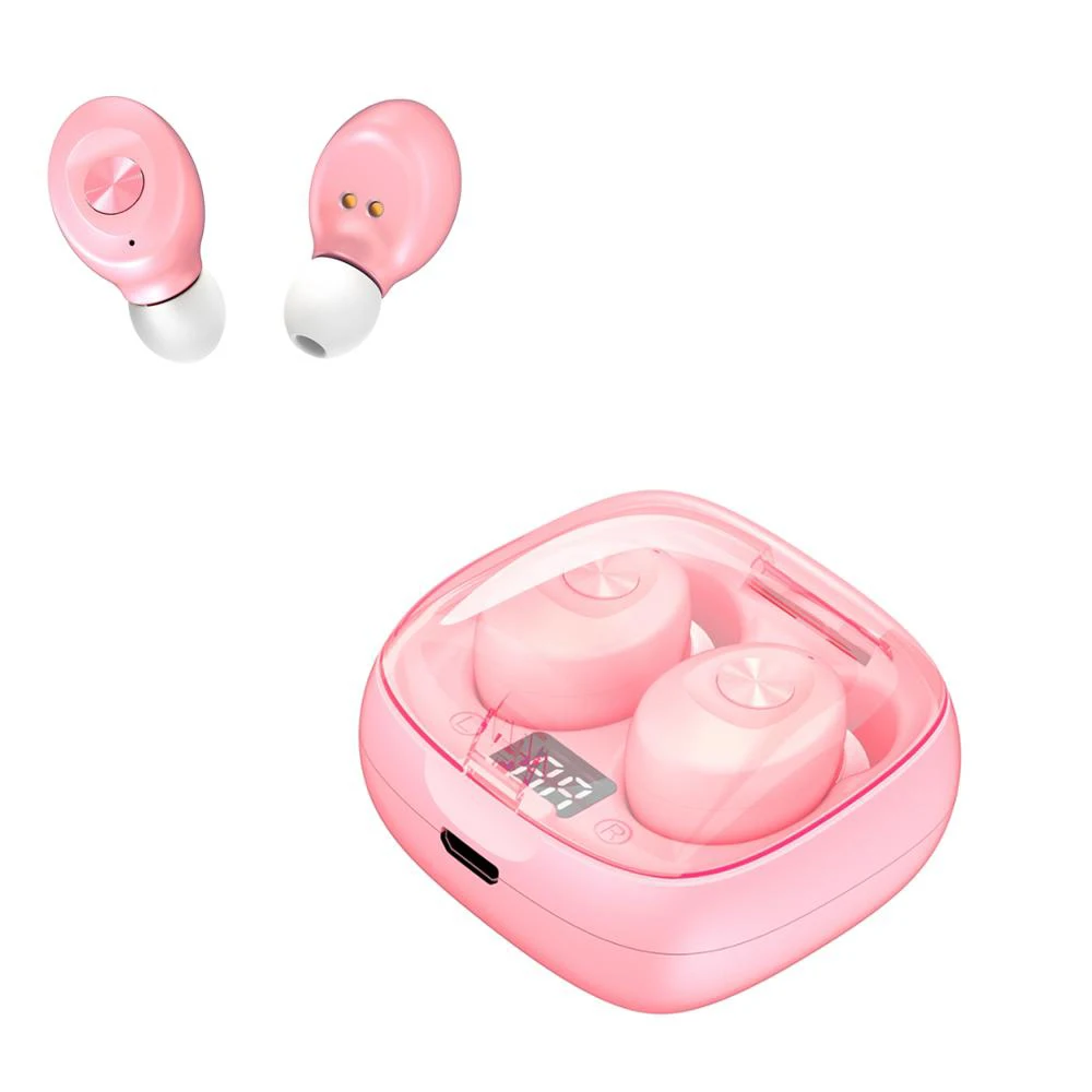

2021 New Arrival High Quality Waterproof Wireless Headset Earbuds Offers Wireless Earphone TWS Custom LOGO, White pink black