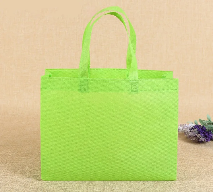 

Cheap Eco Friendly Promotional Supermarket Recyclable Standard Size Reusable Non Woven Ultrasonic Shopping Bag Customized Color