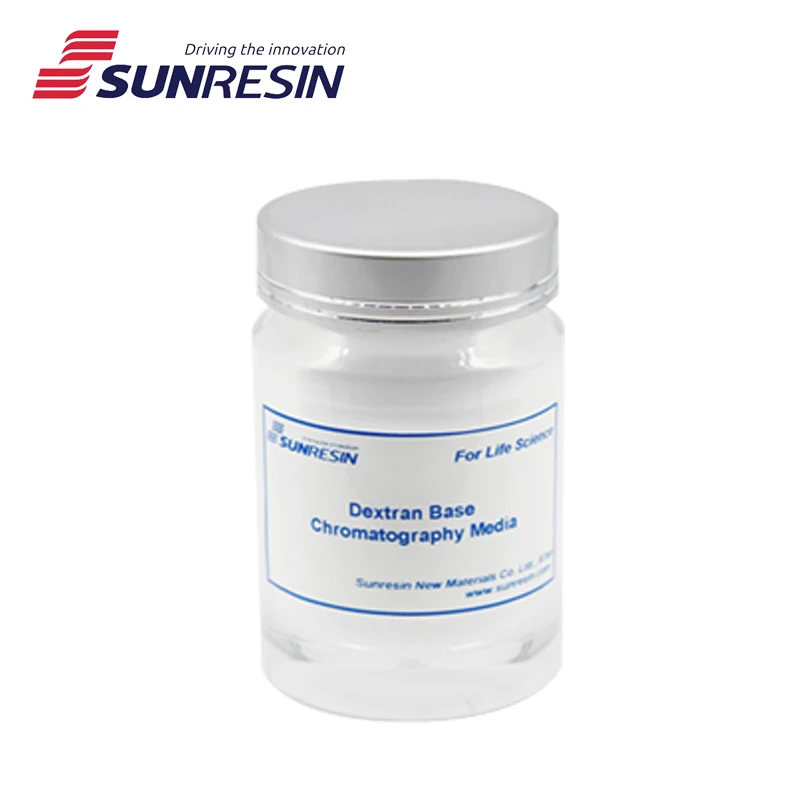 Dextran gel filtration chromatography equal to Sephadex G50, View