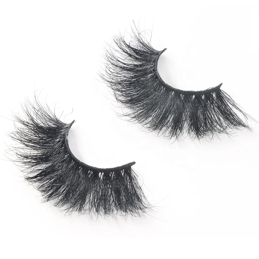 

wholesale false eyelashes new arrival 100% cruelty free mink lashes 22mm 25mm custom mink eyelashes