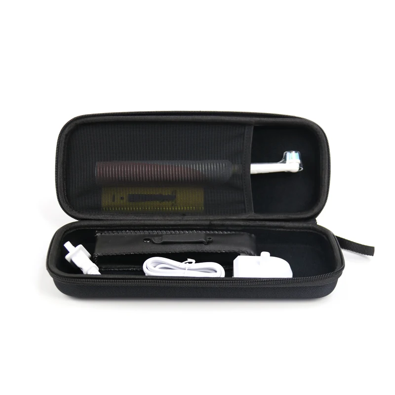 

2021 Black Color Electronic Toothbrush Storage Bag For Travel Rational Design EVA Shockproof Toothbrush Protection Case