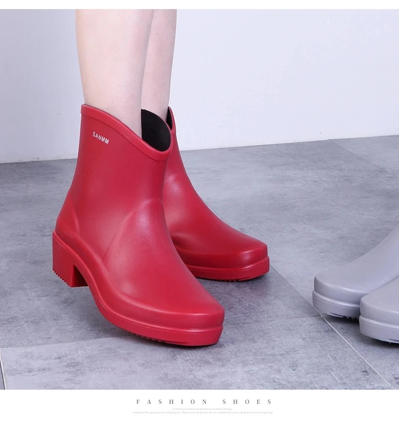 womens casual rain boots
