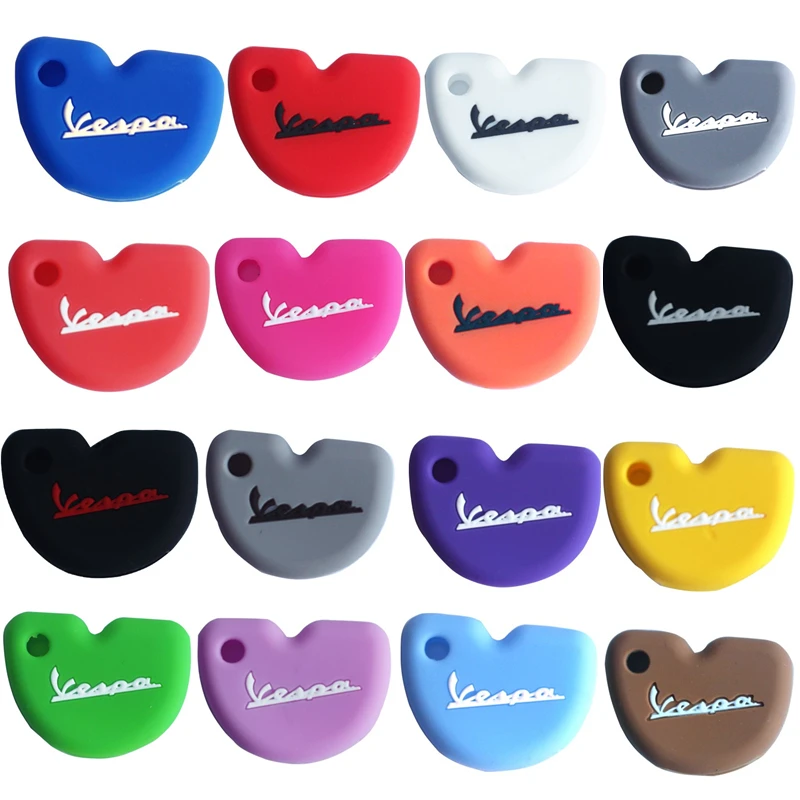 

motorcycle accessories silicone rubber key cover car key cases for vespa