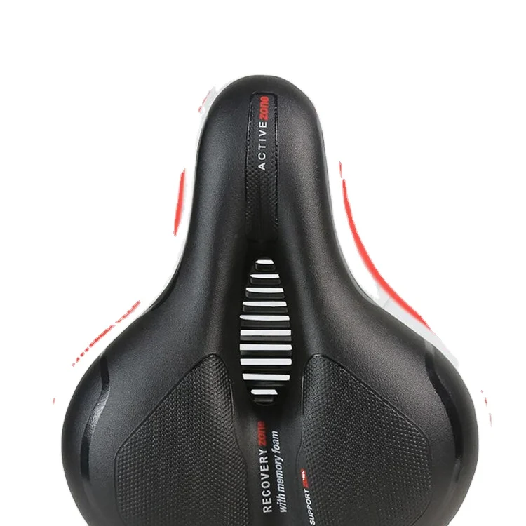 

Hot sale Mountain Comfort Soft Cushion Seat Leather Bicycle Saddle Bike