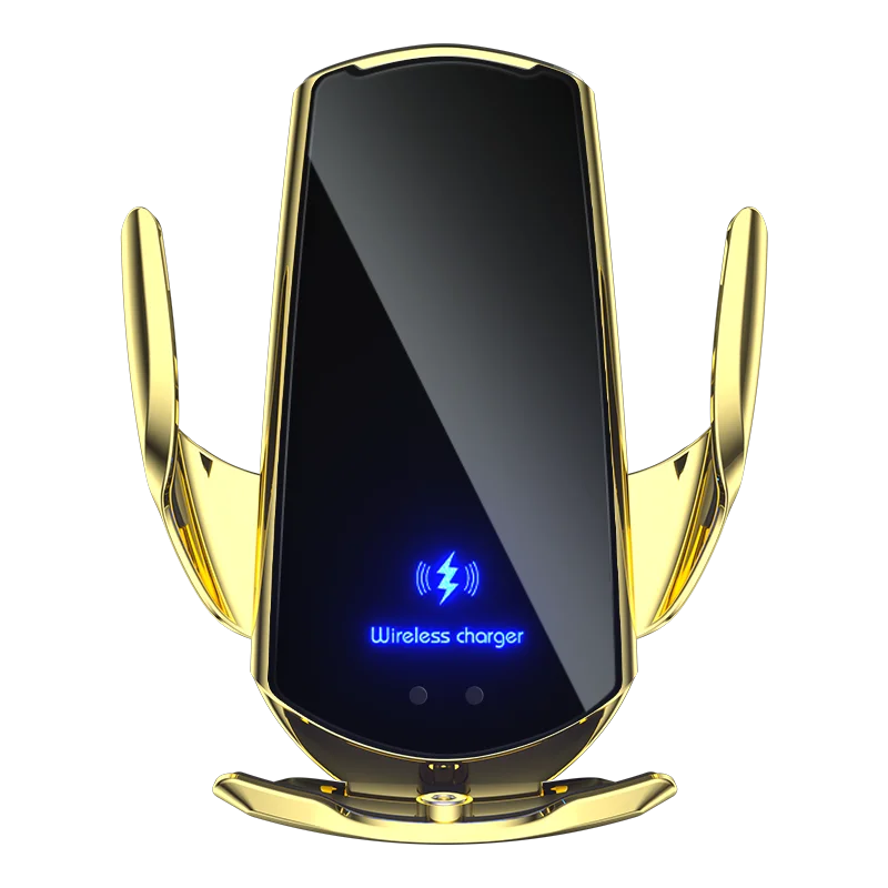 

OEM wireless charger holder for car logo magnetic wireless car charger dual coil