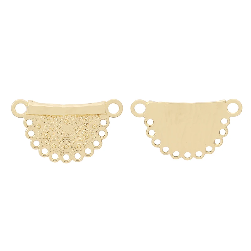 

Gold Tone Semicircle Chandelier Connector Charms Pendants for Necklace Earring Jewelry Making