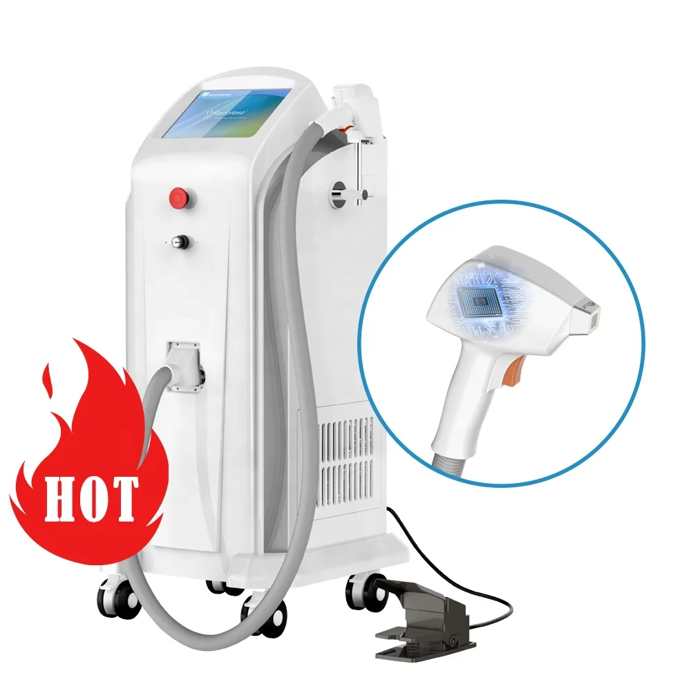 

2021 Newest 808 Diode Laser Painless Hair Removal Machine 3 Wavelength 755 808 1064 Permanent Quick Hair Removal Equipment CE