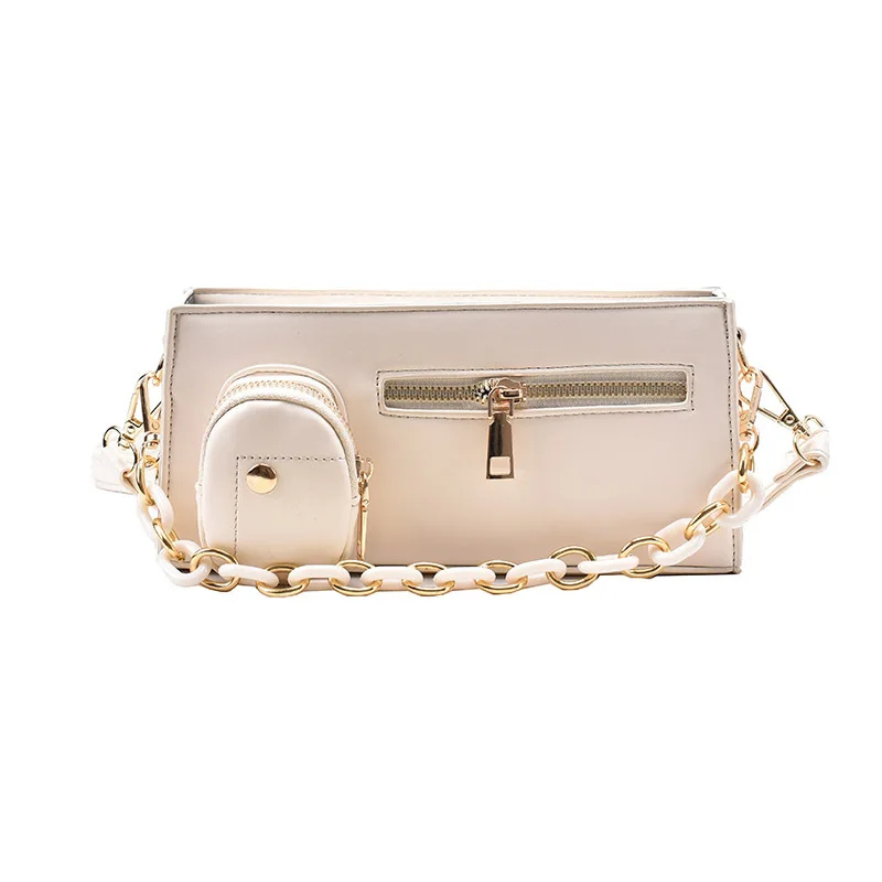 

2021 small square bag personality fashion shoulder messenger bag Multi-function large capacity handbags for women