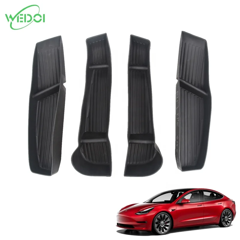 

Car Door Storage Box For Tesla Model Y Passenger Storage Box Armrest Box Car Accessories For Tesla Accessories
