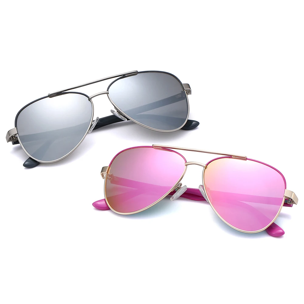 

Custom vintage women polarized oversized sunglasses mirrored