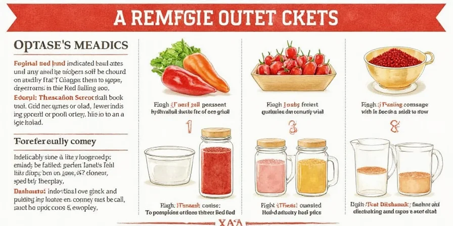Blending red chiles into paste