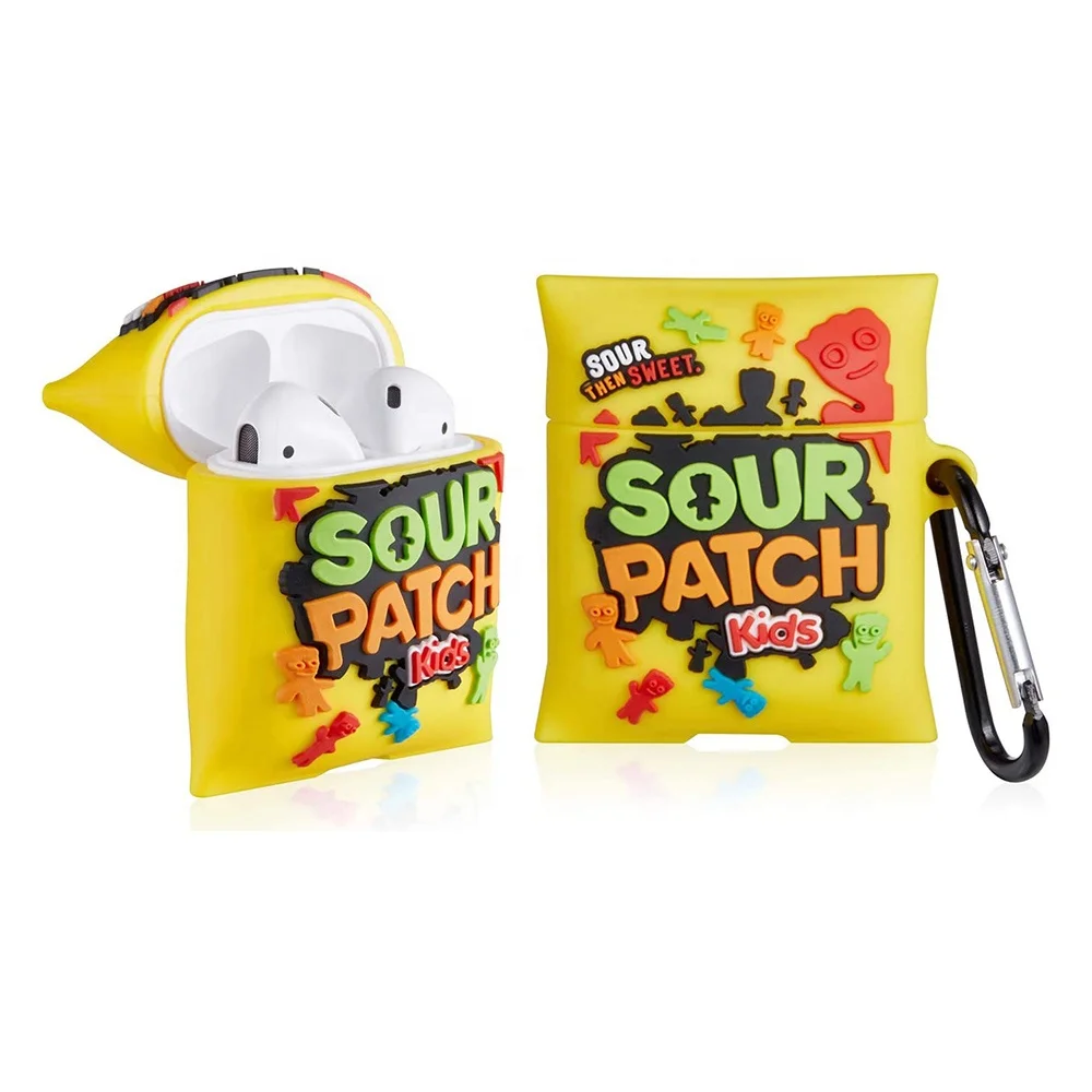 

Cute Candy Food Pattern Silicone Earphone Case Kawaii Compatible for Airpod 1 2 Pro for Girls