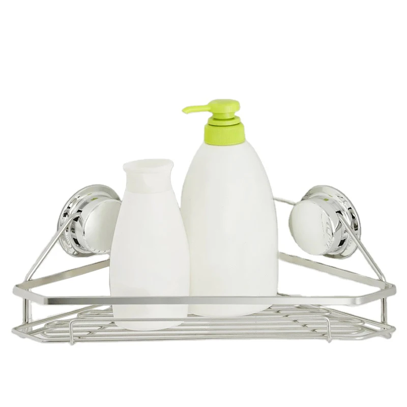 

Wholesale Iron Storage Shower Caddy Suction Cup Hanging Wire Rack, White/chrome