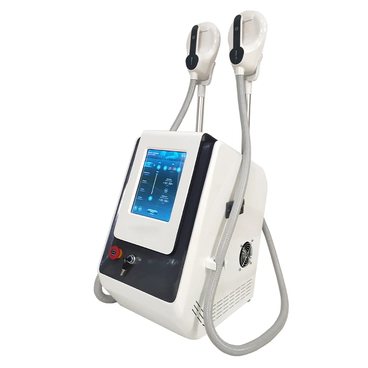 

2022 Safety Electric Bodybuilding Muscle Building Ems Muscle Stimulator Slimming Emslim Machine, White