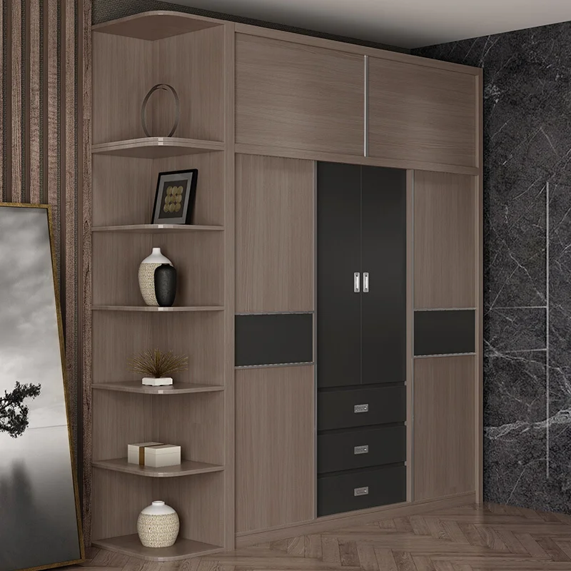 modern bedroom wall wooden wardrobe design for the bedroom