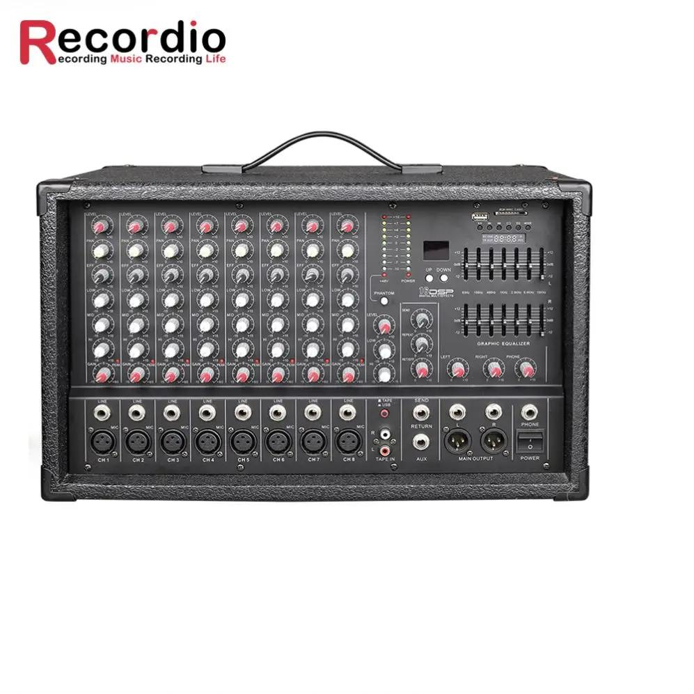 

GAX-EB8 Hot Selling Professional Audio Mixer With Low Price