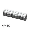KF48C - 9.5mm Barrier Terminal Block 9.5mm 7.62mm pitch with cover 300V 30A