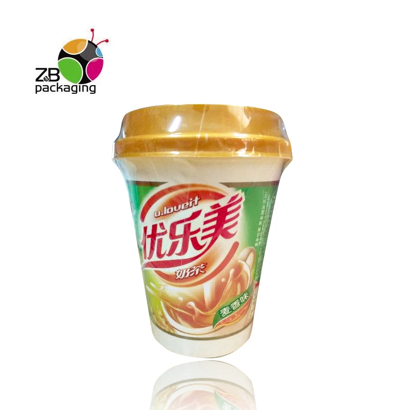 Clear safe plastic polyolefin heat shrink film for bottle packing.jpg