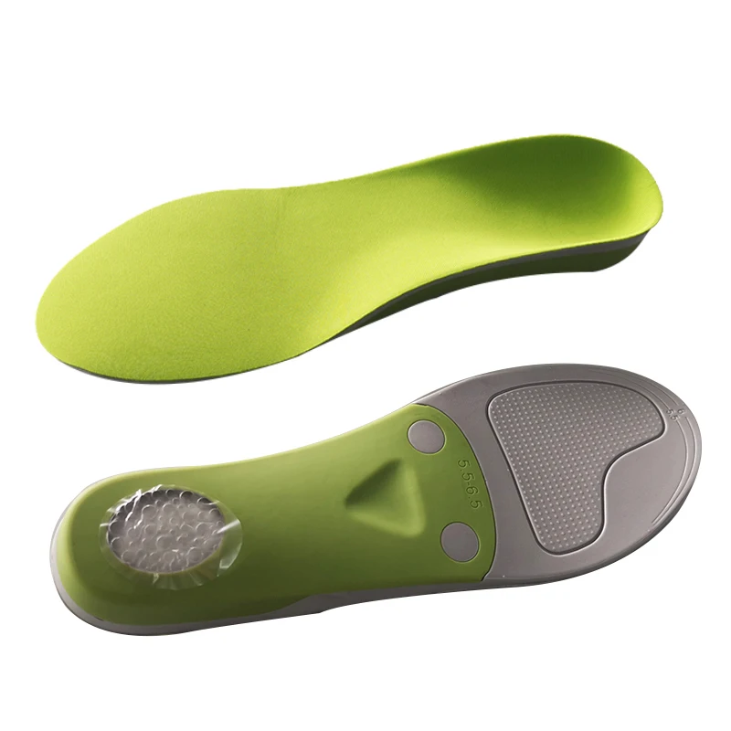 

Factory comfortable shock absorption hot press PU foot pads wholesales oem orthopedic plantar faciitis sport insoles for shoes, Customized