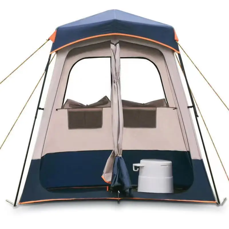 

Double Camping Shower Toilet Tent Outdoor Portable Changing Room Shelter Ensuite