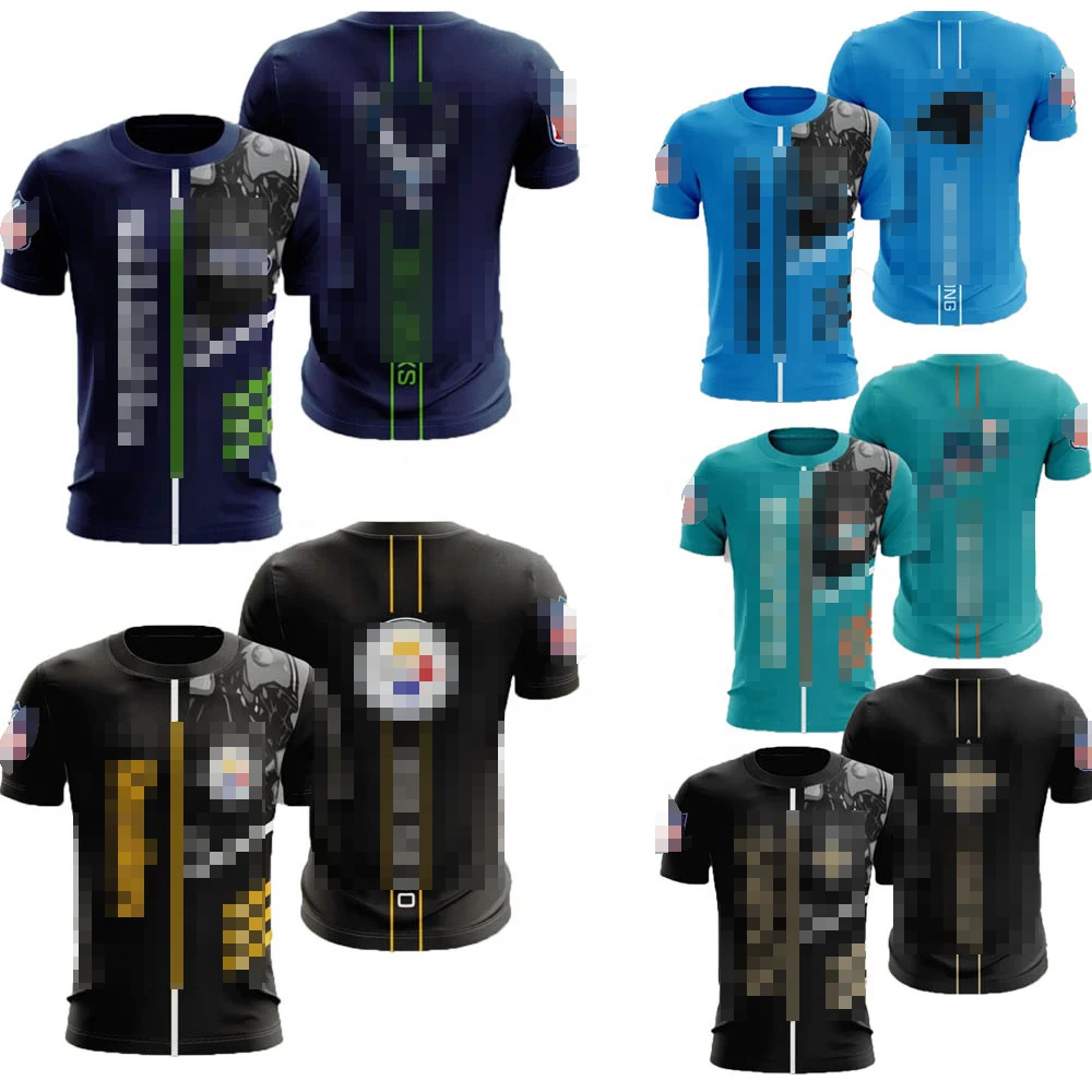 

Wholesale all 32 club men t shirt sports teams Steelers Jets Saints plus size jersey