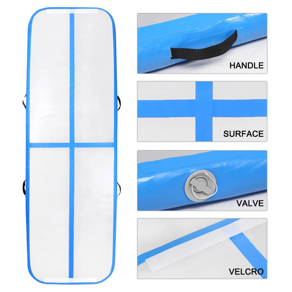 Light Weight Safety 8 inch thick PVC Tarpaulin Bouncing Air Cushion