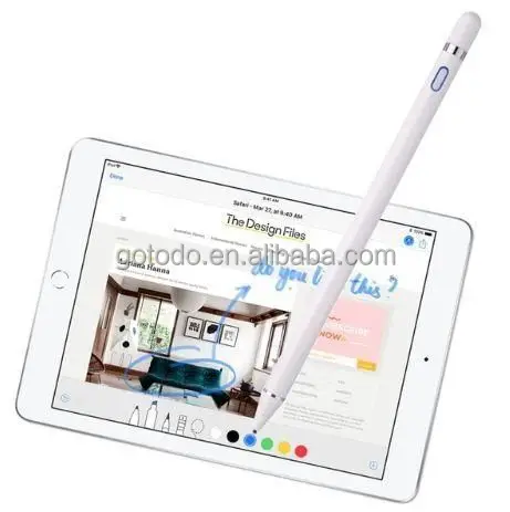 

Fine Active Durable 1.45mm Copper Best Selling Pen Touch Stylus With Capacitive Tip, Black/white