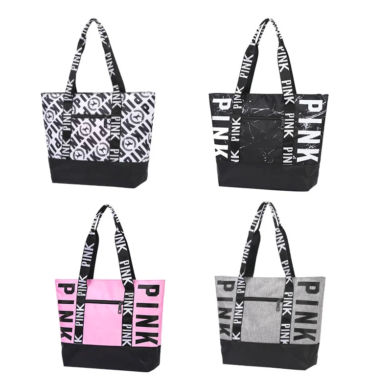 

Hongxi ODM Pink Women's Bag Large Capacity Mommy Shopping Bag Multi-Functional Waterproof Bags Cheap Shoulder Handbags, Pls see the color choice