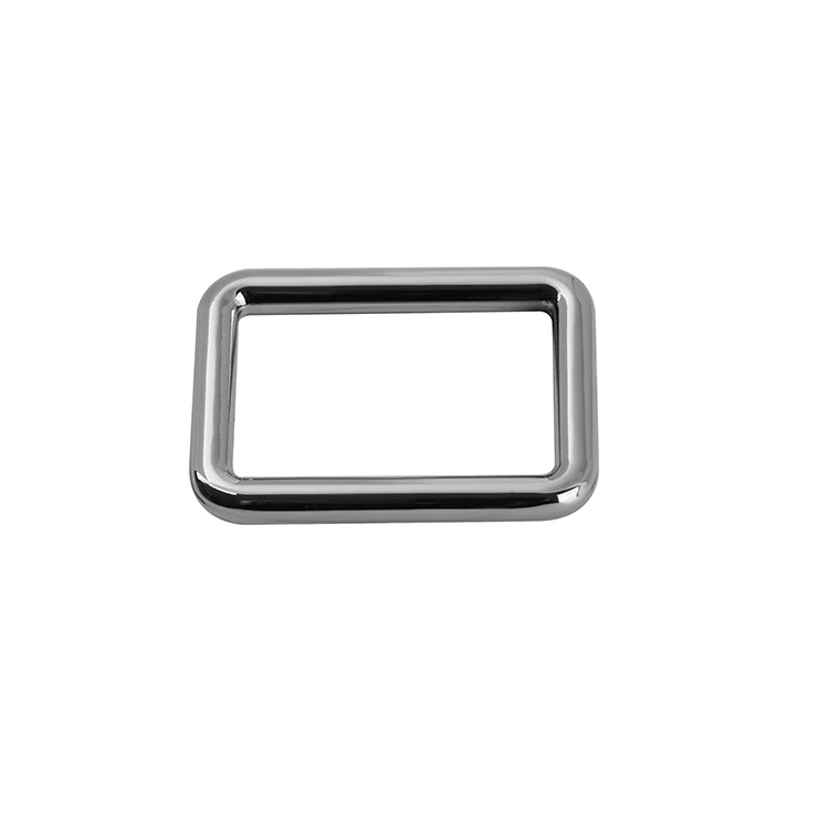 

Zinc alloy shinning belt bag die cast custom silver handbag ring metal square buckle for making supplies DIY craft projects, Customized