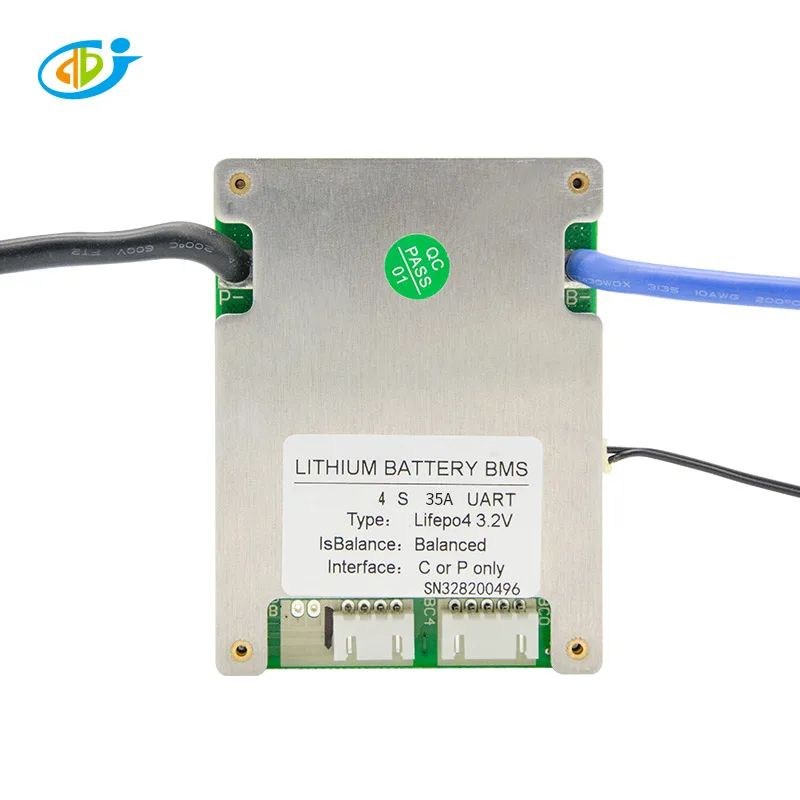 

jiabaida bms 12v deep cycle lithium battery bms lifepo4 4s 35a smart bms with uart rs485 both communication function