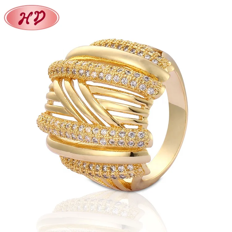 

Stacking Pure Gold Jewelry14K Gold Women Solid Jewelry Ring Gold Plated Accessories For Women