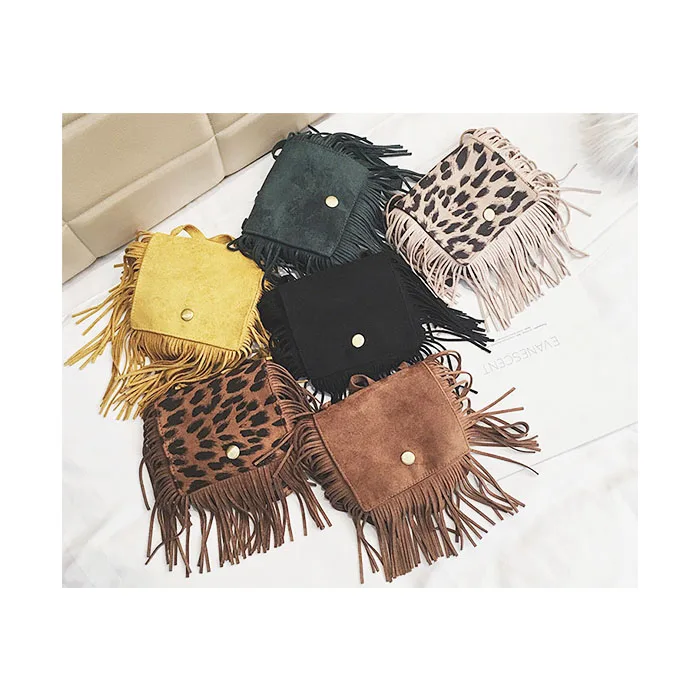 

New Fashion Western Style Toddler Bag Money Purse Girls Crossbody Purse For Little Kids, Black,red,olvie,yellow,brown,light leopard,dark leopard