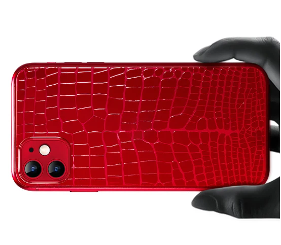 

Tempered Glass Clear Crocodile Textured Back Cover Hydrogel Film for iPhone X XR XS Max 11 pro 12 mini 12 pro max