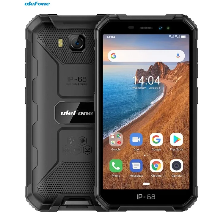 

Cheap Price Rugged Phone Ulefone Armor X6 2GB 16GB 5.0 inch Android 9 IP68 Waterproof cellular cheap rugged Smartphone, Black, orange