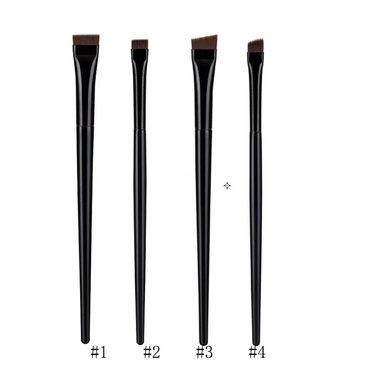 

Soft Slanted Shadow Eyelash Slant Profesional Small Single Eyebrow Brush Synthetic Hair Angled Sharp Fine Eye Liner Brow Brushes