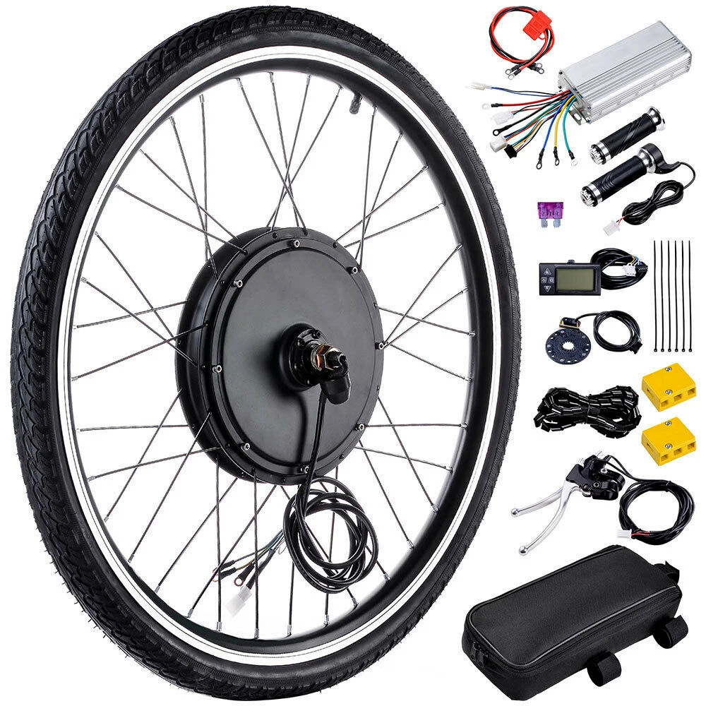 Factory  Electric Bike Kits Lower Price  with Lithium Battery Speed Gear 7 Freewheel 500w 1000w 1200w