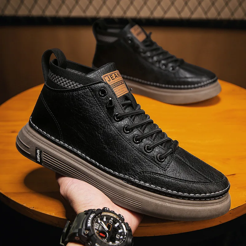 

Men Athletic Shoes Front Tie Skateboarding Shoes Sneakers