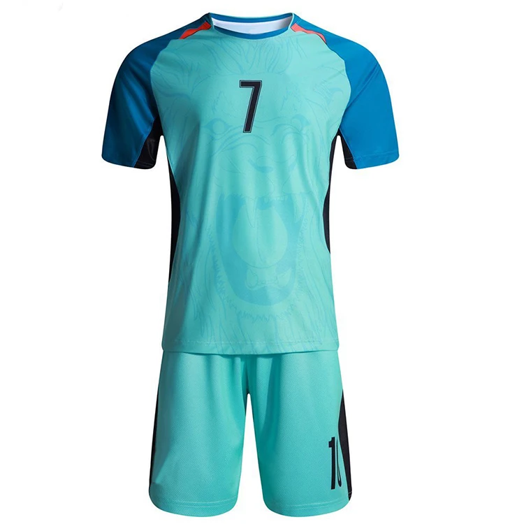 

Wholesale Men Bulk Football Jersey Sublimation Soccer Wear Jersey Set, Customized colors