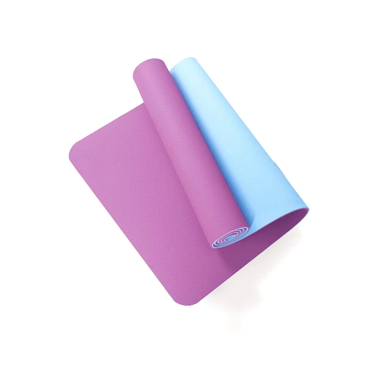 

Keepeak High Quality Good Price Double-color Waterproof Non-slip Eco Friendly Tpe Yoga Mat