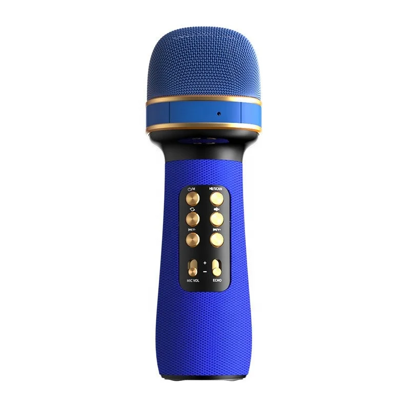 

Fast Shipping Karaoke Microphone Wireless Singing Machine With Bluetooth Speaker Portable Handheld Mic Support Duet For Phone/PC, Blue, red,pink , black