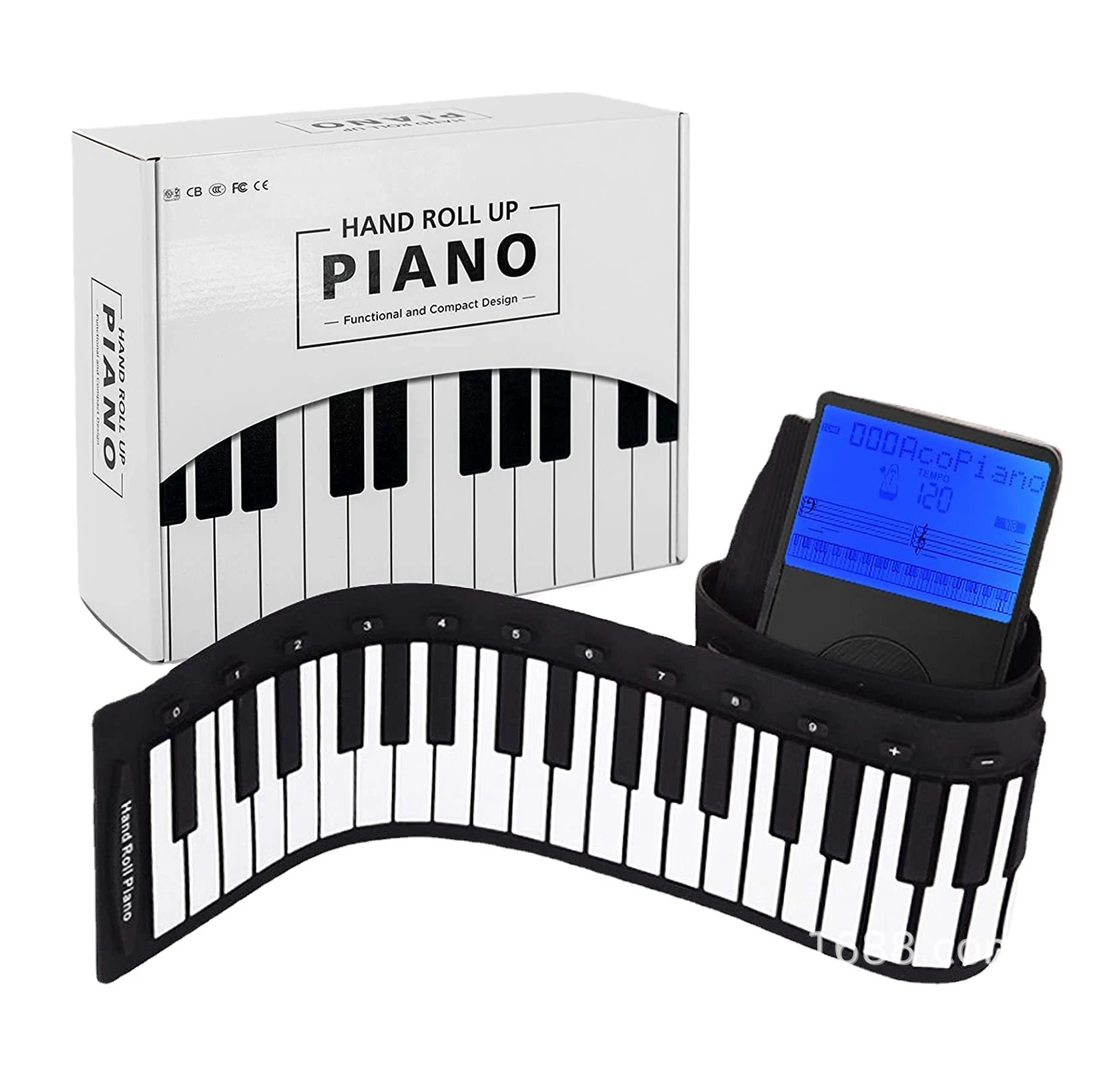 

OriginalHI musical instruments cheap roll up 88 keys digital electronic desktop folding keyboard piano organ