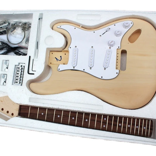 

Flyoung Cheap Price st Semi-finished Electric Guitar Kits DIY Guitar