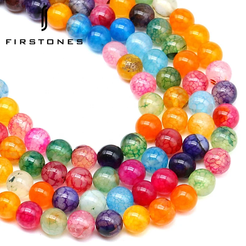

Natural Dragon Veins Agates Beads Rainbow Faceted Loose Stone Bead For Jewelry Making DIY Bracelet Necklace, Various