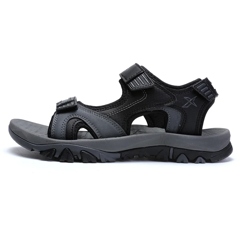 

Wholesale men's outdoor sports sandals good quality beach trekking sandals, Black, grey orange, grey blue