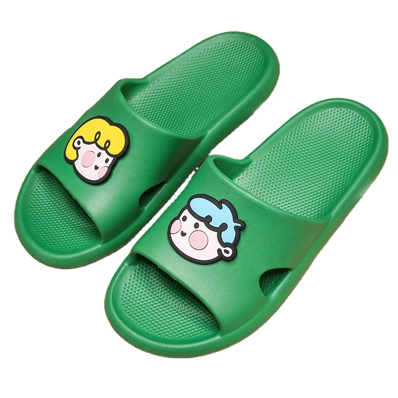 

2022 Summer Mens Slippers Sandals Beach Slides Flip Flops Men's Thick Sole Indoor Bathroom Anti-slip EVA Man Shoes