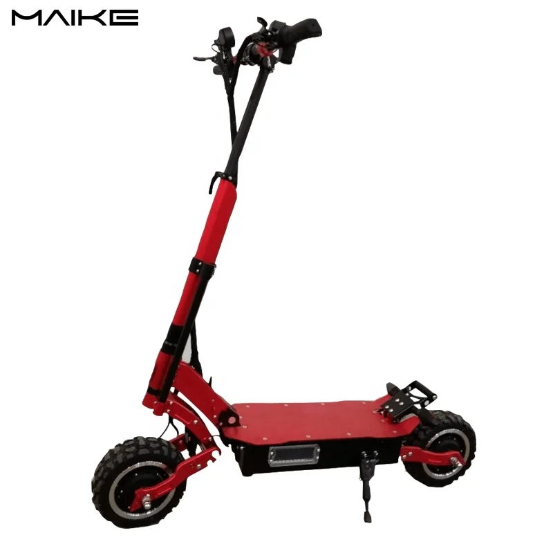 

Maike 11inch electric motorcycle scooter kk10s 2500w*2 dual motor 30AH 5000w price china, Red