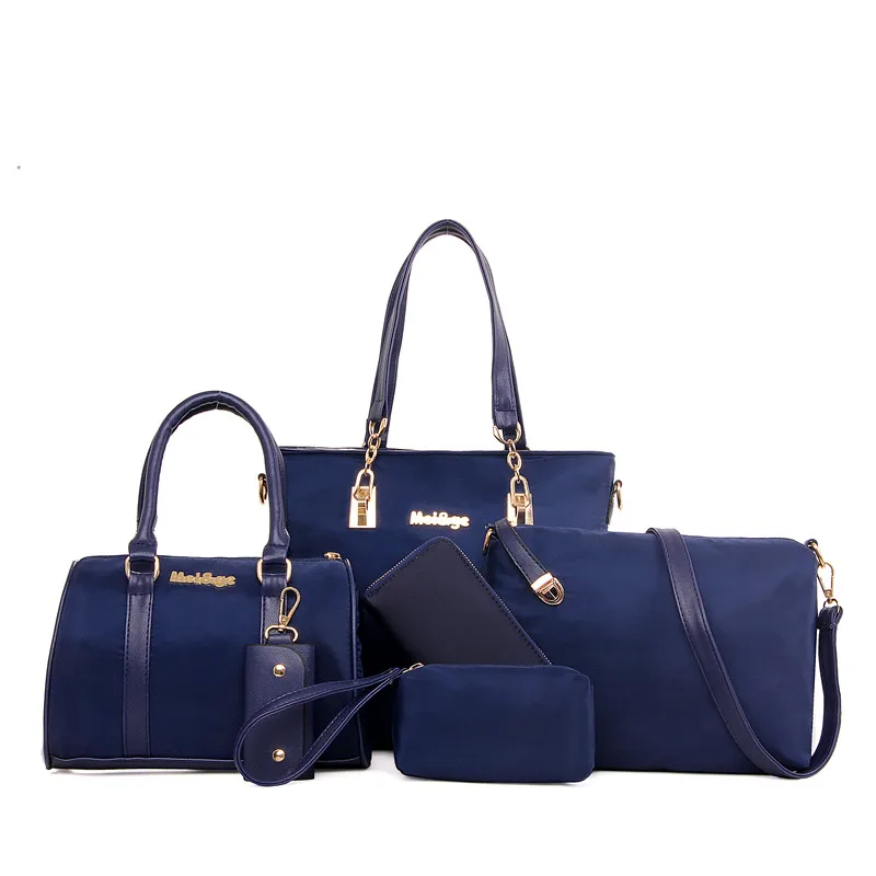 

6 pcs handbag set fashion handbags women purses and hand bag ladies luxury purses